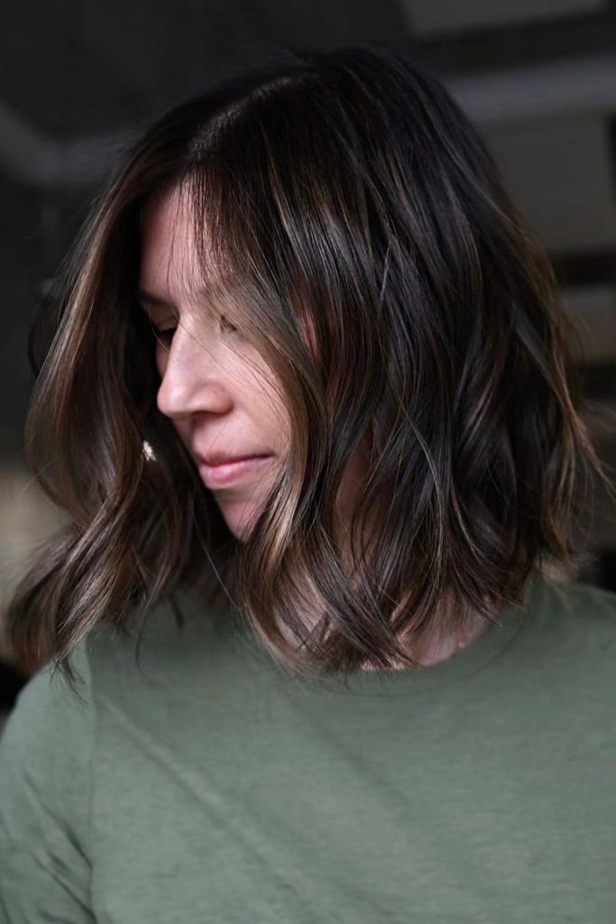 Layered Bob With Disconnected Ends 