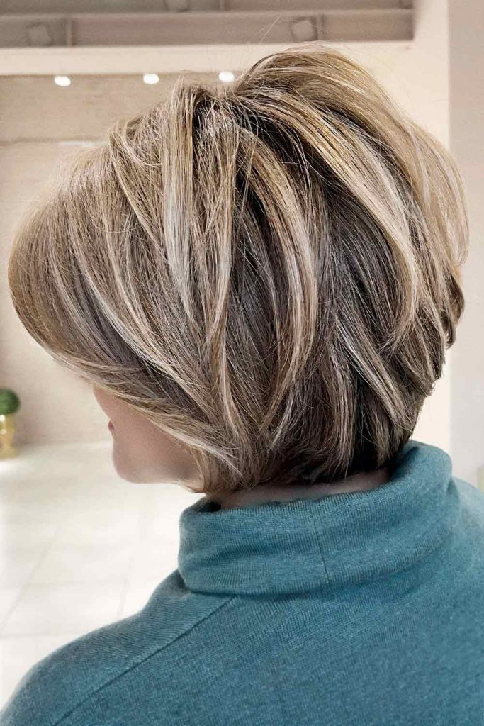 Stacked And Layered Bob 