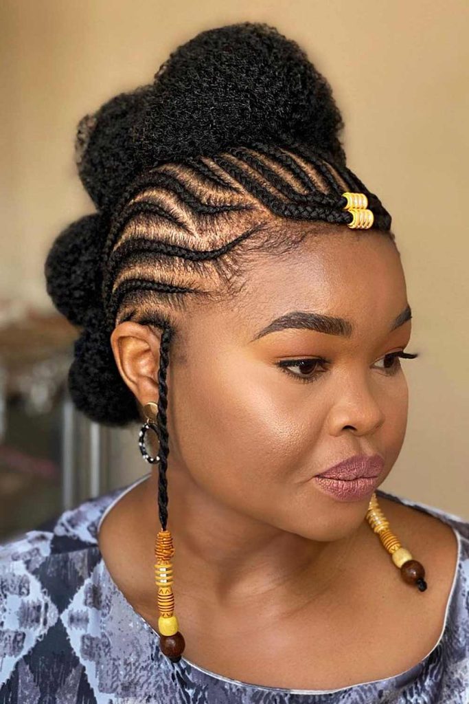 Mohawk Tribal Braids #tribalbraids #braids