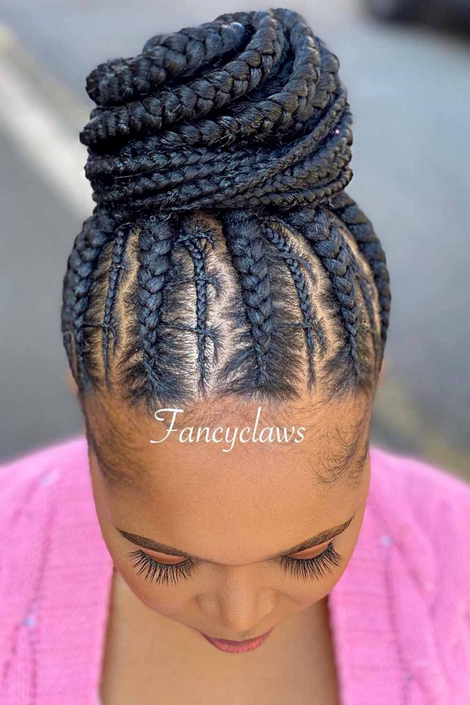 Tribal Braids with Designs